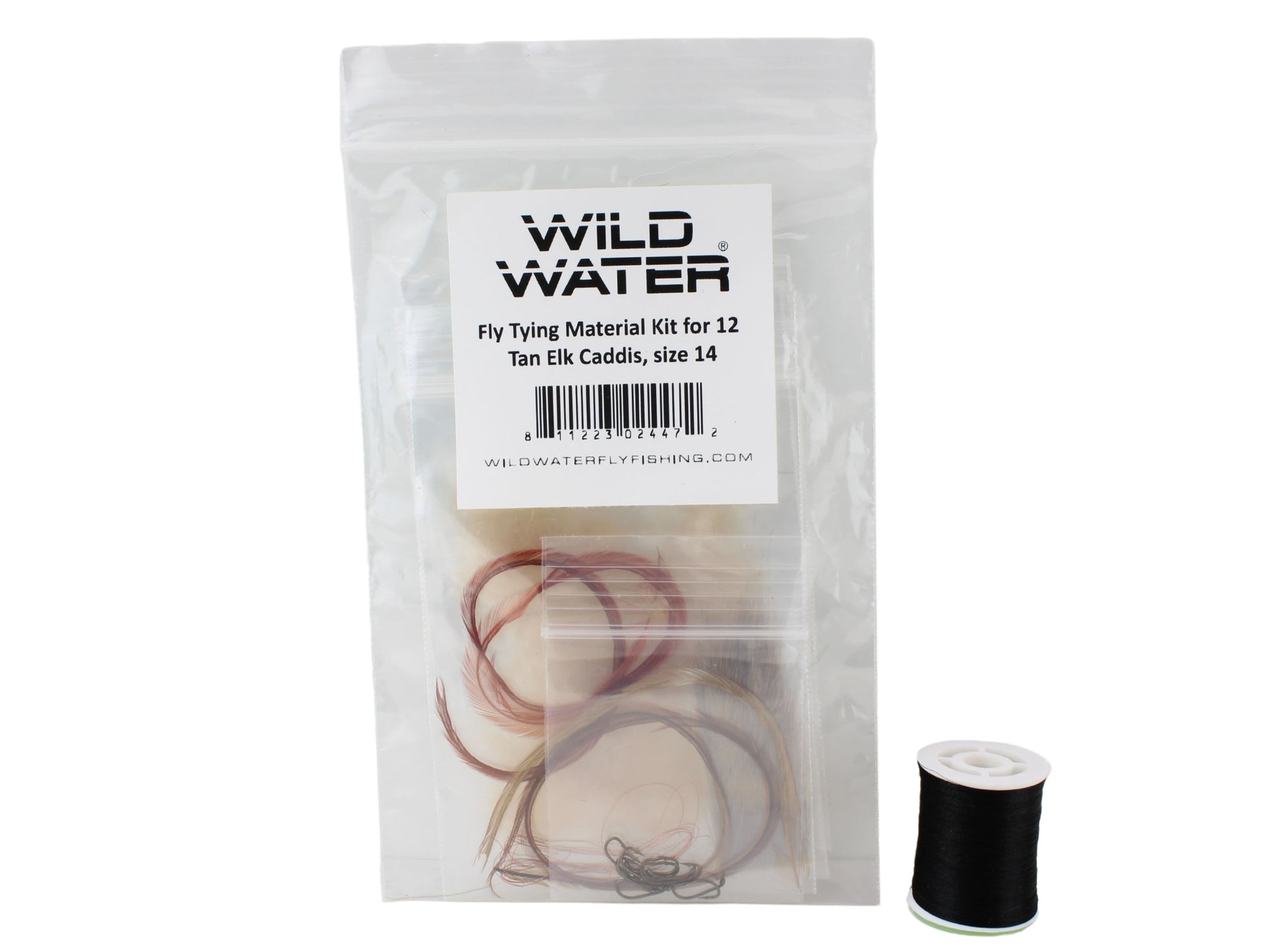 Wild Water Fly Fishing Fly Tying Material Kit, Tan Caddis-Goodwynn&#39;sGoodwynn&#39;s