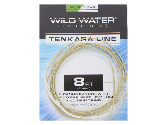 Wild Water Fly Fishing 8' Olive PVC Tenkara Line with Furled Level Line-Goodwynn's