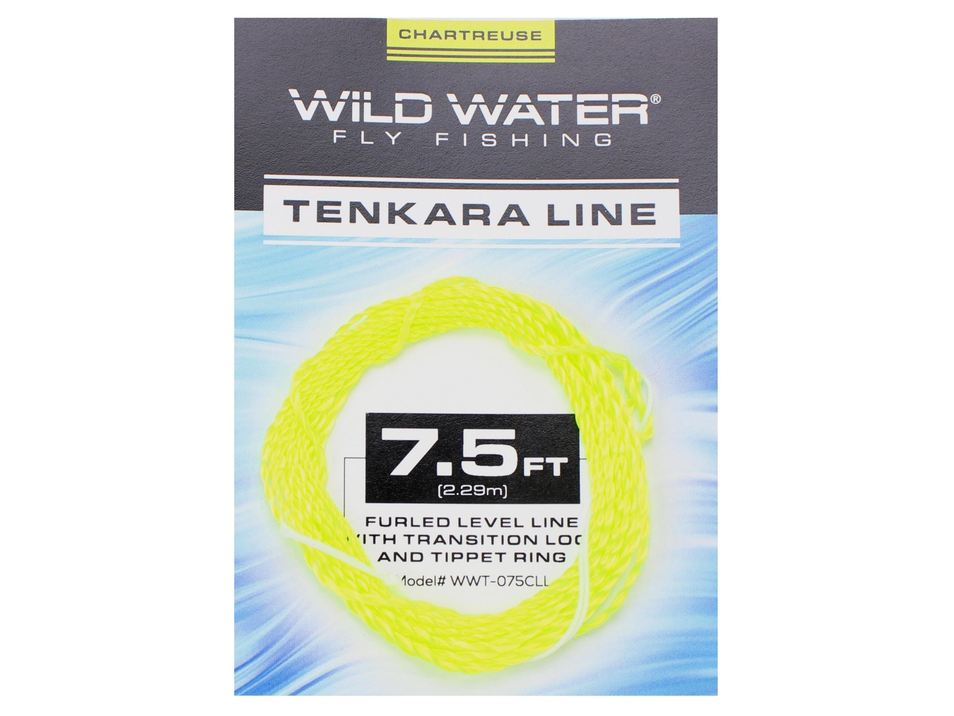 Wild Water Fly Fishing 7.5' Chartreuse Furled Level Tenkara Line-Goodwynn&#39;sGoodwynn&#39;s