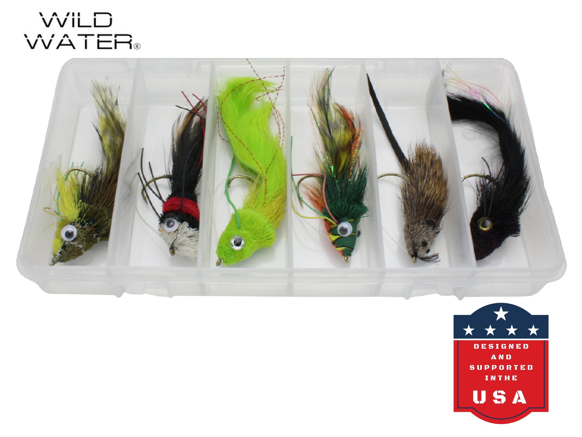 Wild Water Bass/Pike Top Water Deer Hair Fly Assortment-Goodwynn&#39;sGoodwynn&#39;s