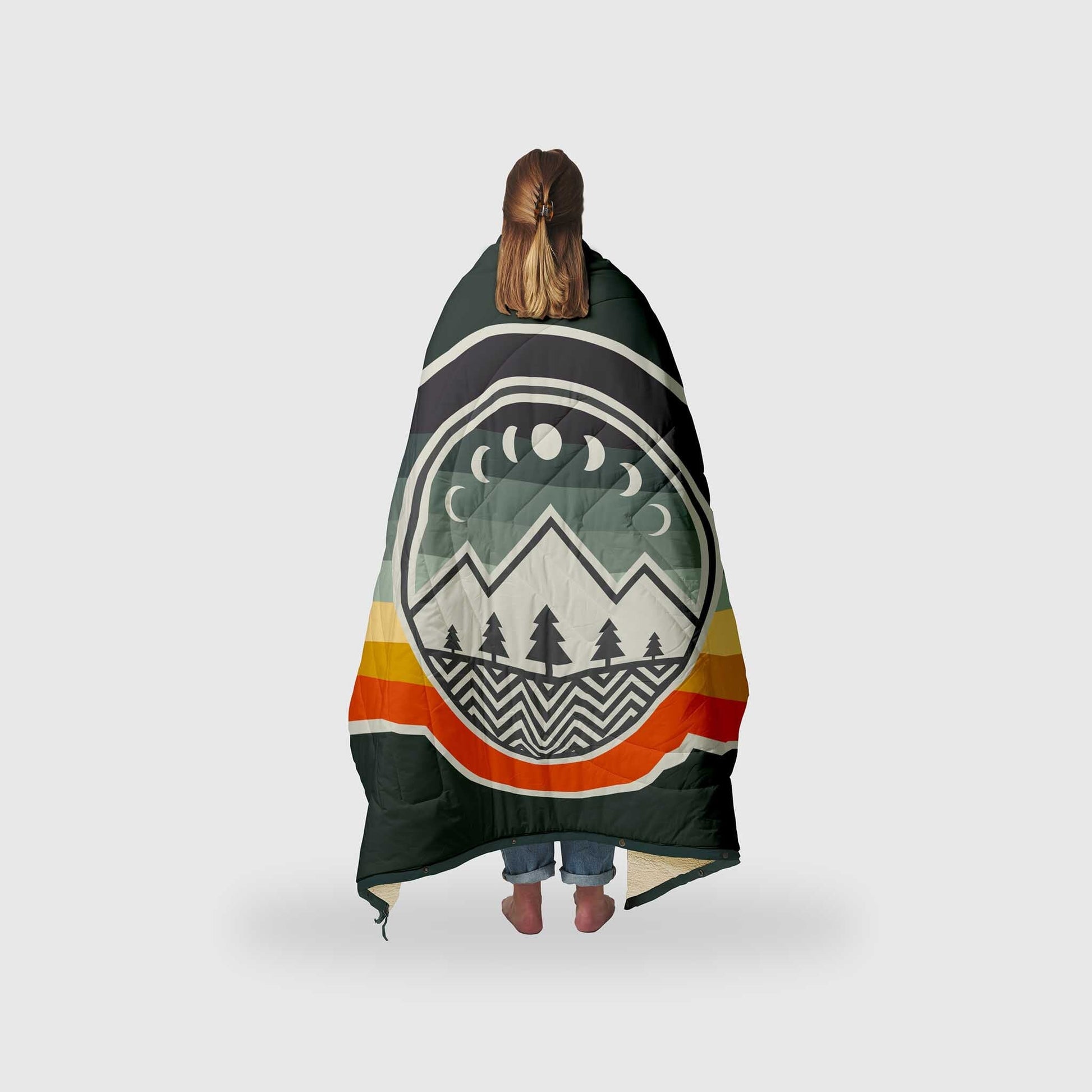 VOITED CloudTouch® Indoor/Outdoor Camping Blanket - Camp Vibes / Greengabel-Goodwynn&#39;sGoodwynn&#39;s