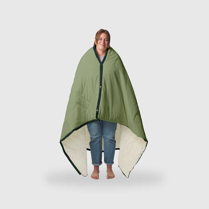 VOITED CloudTouch® Indoor/Outdoor Camping Blanket - Jasper / Tree Green