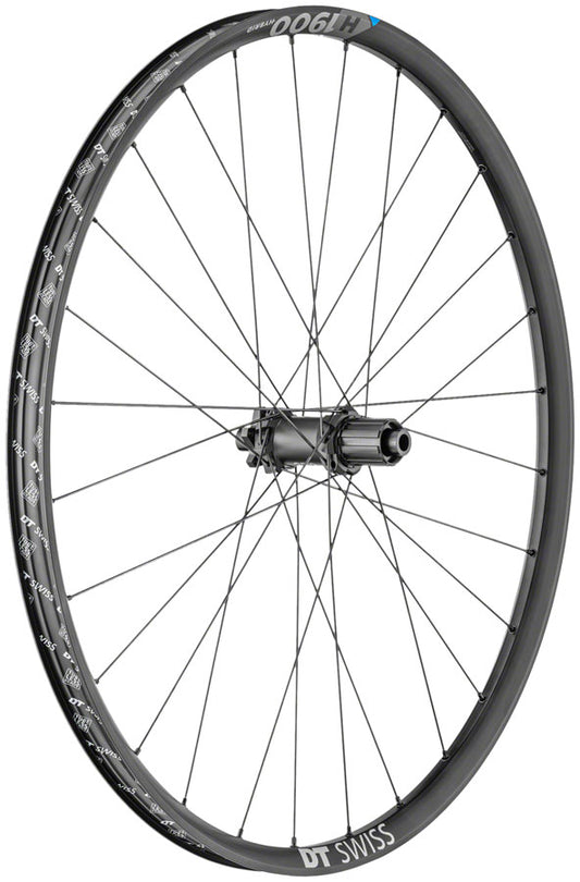 DT Swiss H 1900 Spline 30 Rear Wheel - 27.5" 12 x 148mm 6-Bolt HG 11 Black-Goodwynn's