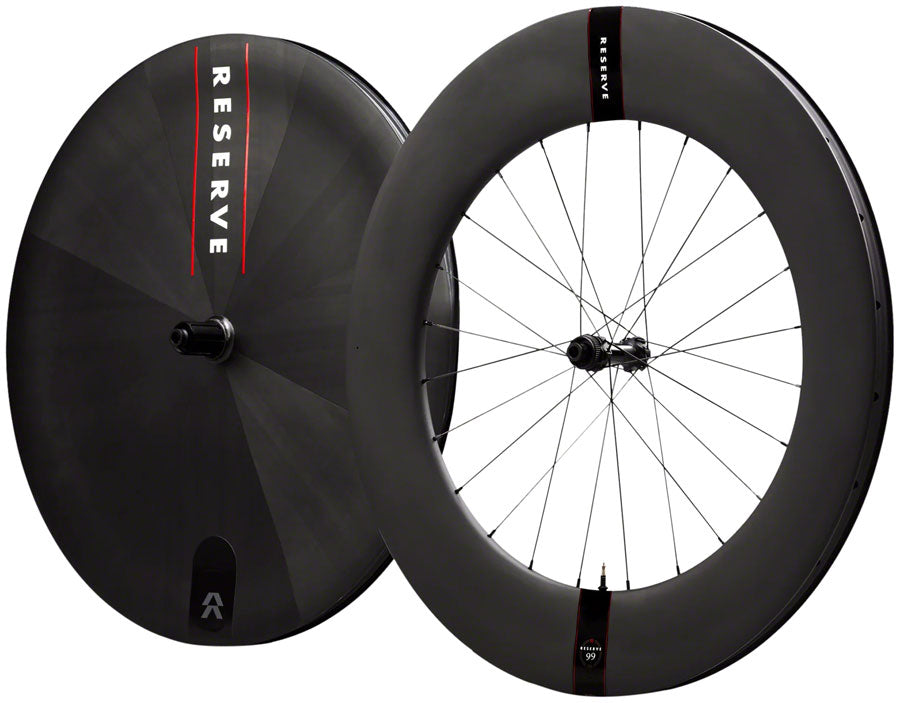 Reserve Wheels Reserve 99 Disc Turbulent Aero Wheelset - 700 12 x 100/12 x 142 Center-Lock XDR/HG 11R Carbon DT 240-Goodwynn&#39;sGoodwynn&#39;s