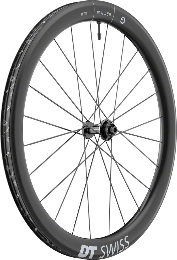 DT Swiss GRC 1400 DICUT 50 Front Wheel - 700c 12 x 100mm Center-Lock Black-Goodwynn&#39;sGoodwynn&#39;s