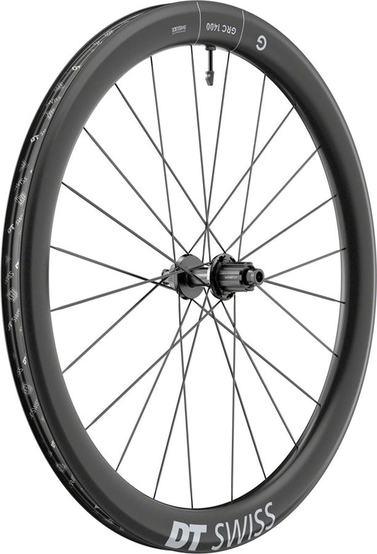 DT Swiss GRC 1400 DICUT 50 Rear Wheel - 700c 12 x 142mm Center-Lock N3W Ratchet EXP 36 BLK-Goodwynn's