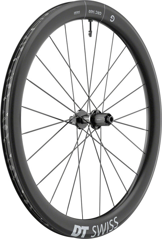 DT Swiss GRC 1400 DICUT 50 Rear Wheel - 700c 12 x 142mm Center-Lock HG 11 Road Ratchet EXP 36 BLK-Goodwynn's