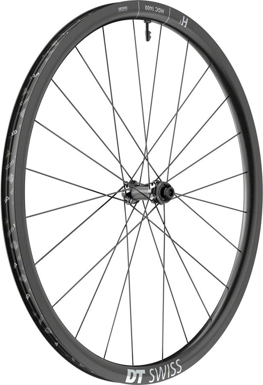 DT Swiss HGC 1400 Spline 30 Front Wheel - 700c 12 x 100mm Center-Lock Black-Goodwynn's