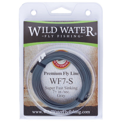 Wild Water Fly Fishing Weight Forward 7 Weight Super Fast Sinking Fly Line