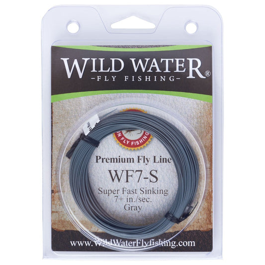 Wild Water Fly Fishing Weight Forward 7 Weight Super Fast Sinking Fly Line-Goodwynn's