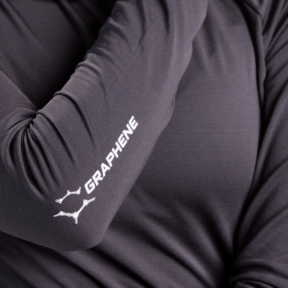 Graphene Midweight Base Layer Mock Neck - Black