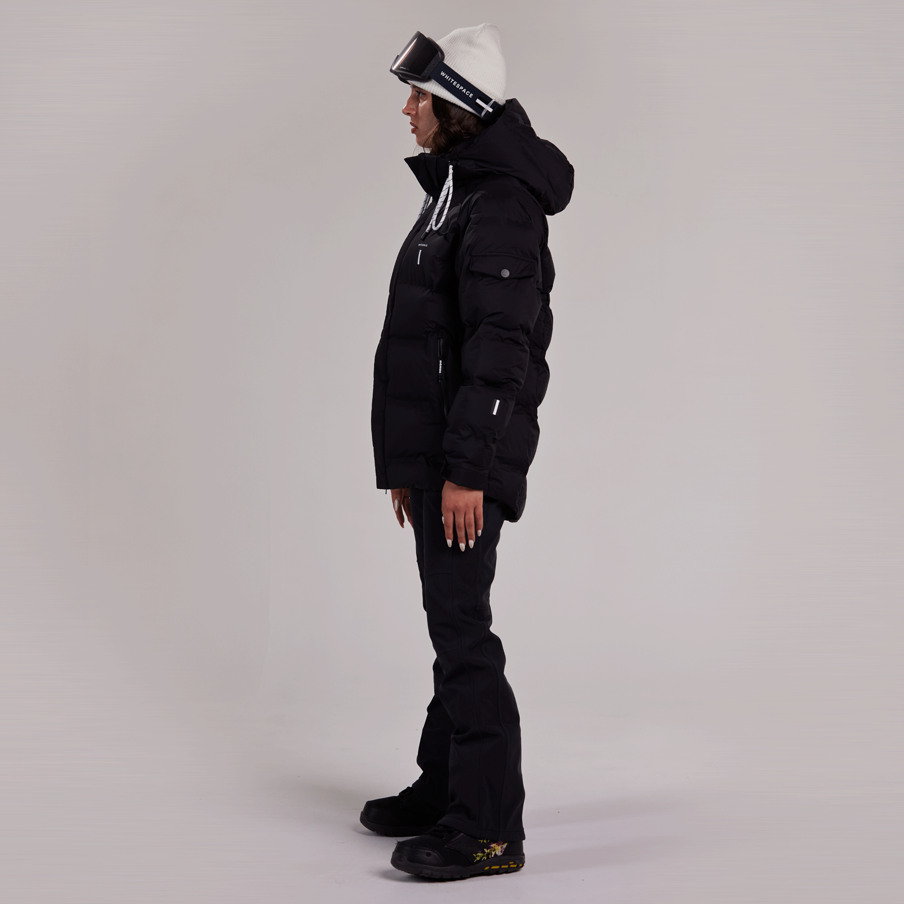 Waterproof Insulated Puffy Parka Jacket - Black-Goodwynn&#39;sGoodwynn&#39;s