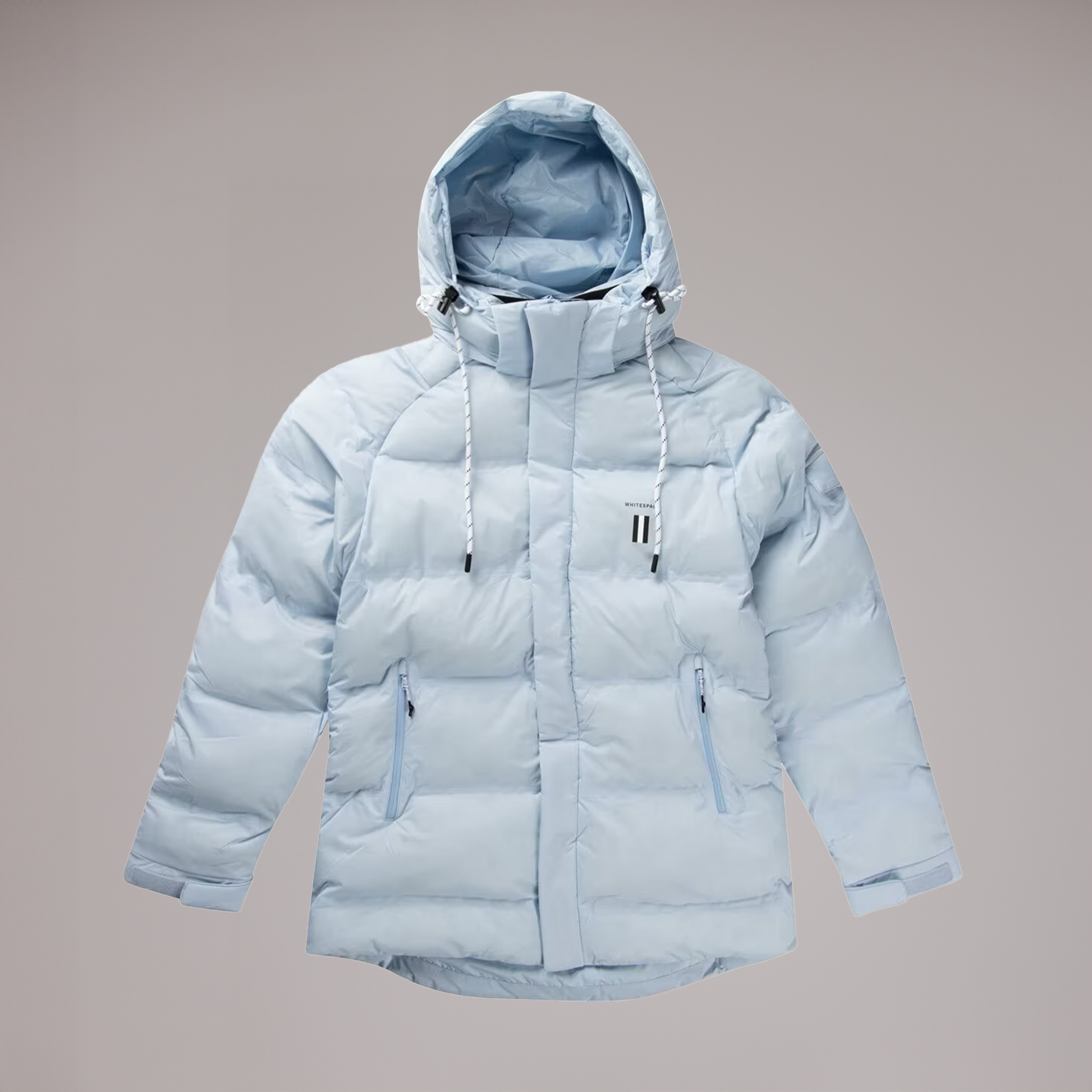 Waterproof Insulated Puffy Parka Jacket - Sky Blue-Goodwynn&#39;sGoodwynn&#39;s