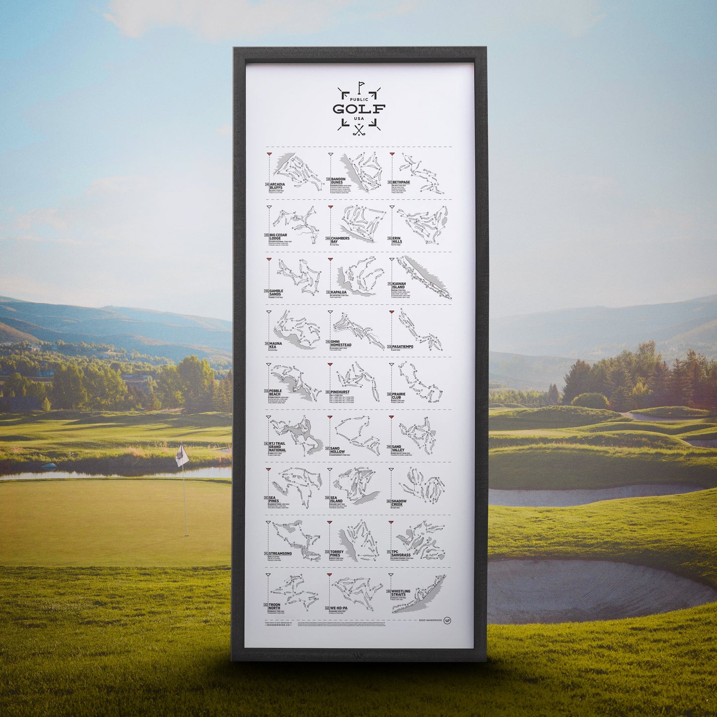 The Golf Register Print