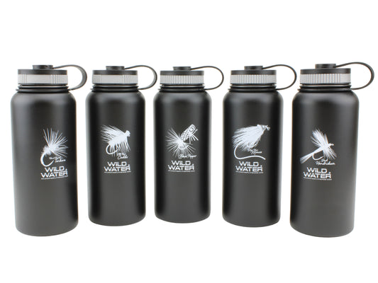 Wild Water Fly Fishing Stainless Steel Water Bottle-Goodwynn's