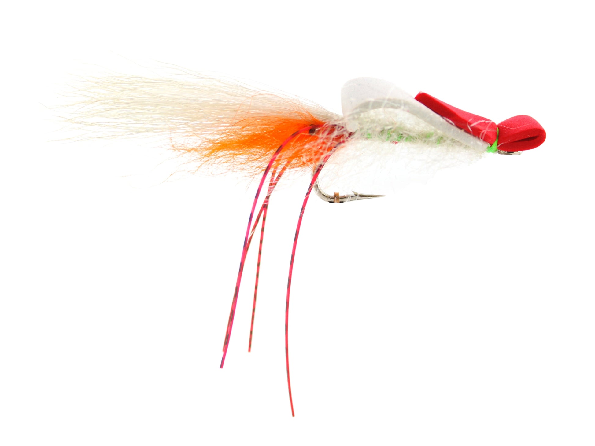 White and Pink Shrimp Saltwater EP Foam Fly, size 2/0, Qty. 2-Goodwynn&#39;sGoodwynn&#39;s