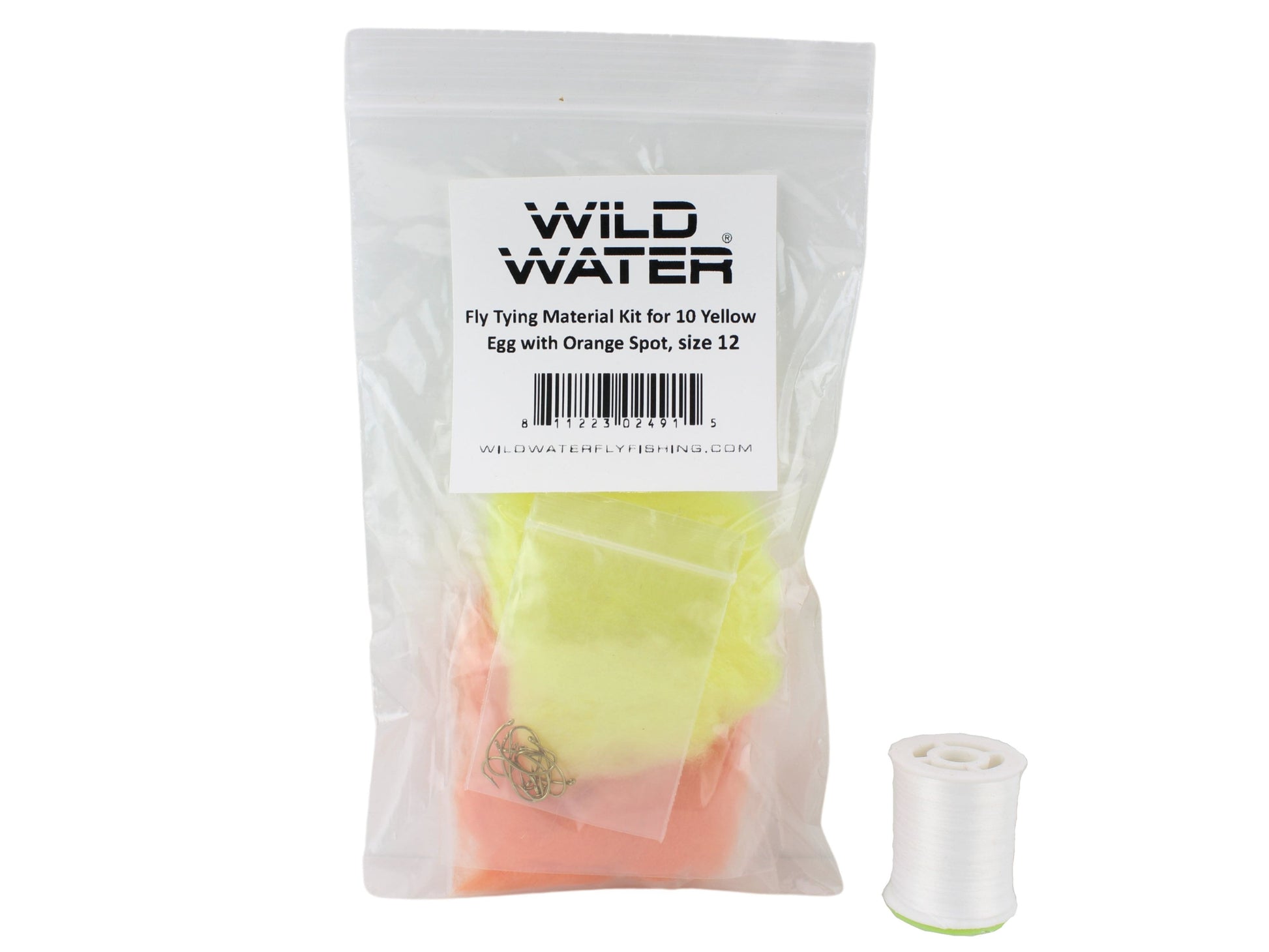 Wild Water Fly Fishing Fly Tying Material Kit, Yellow Egg-Goodwynn&#39;sGoodwynn&#39;s