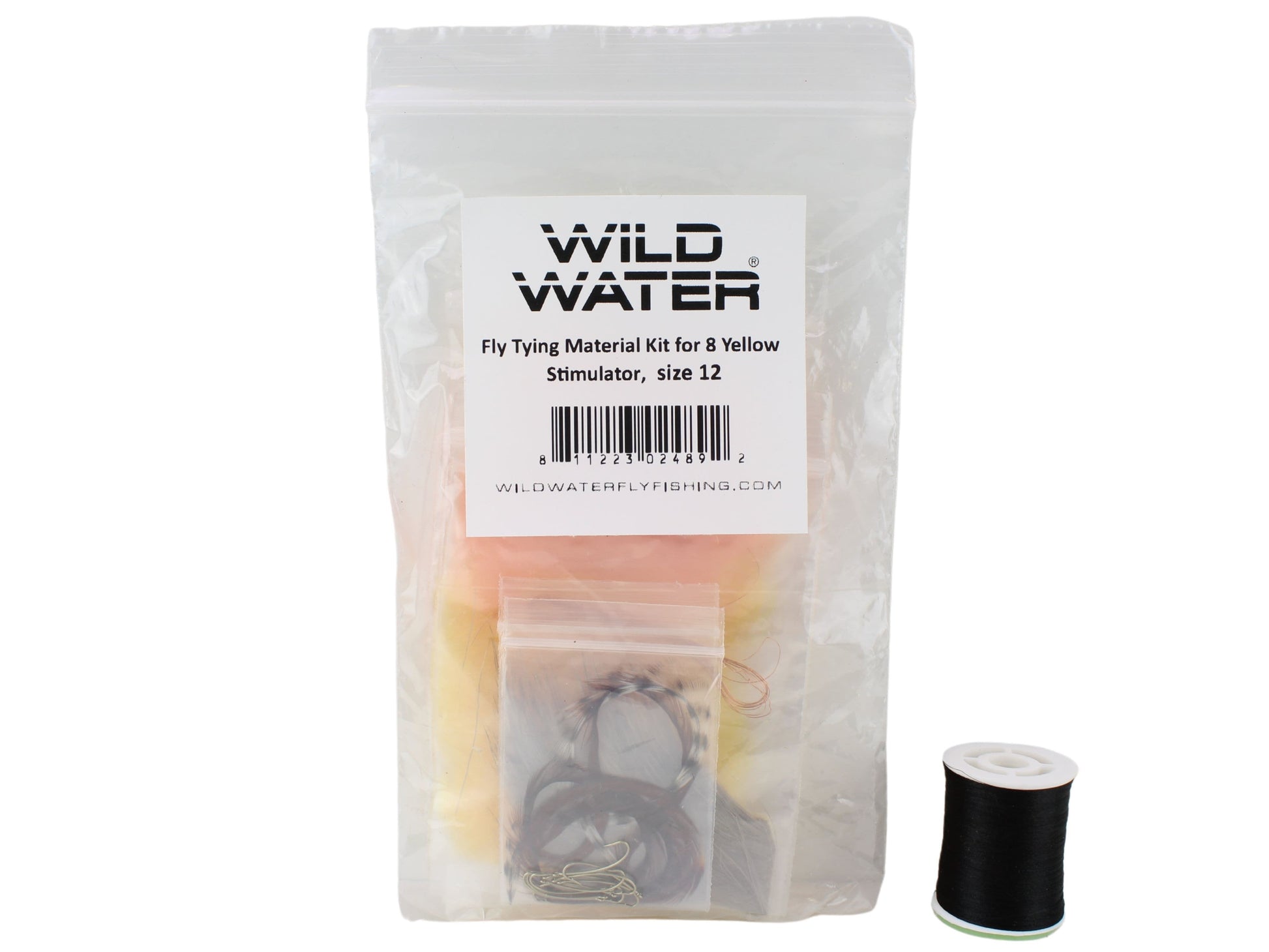 Wild Water Fly Fishing Fly Tying Material Kit, Yellow Stimulator-Goodwynn&#39;sGoodwynn&#39;s