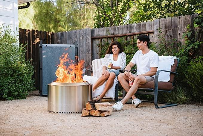 Solo Stove Bundle - Ranger/Bonfire/Yukon/Canyon 2.0 with Stand, Smokeless Fire Pit | Wood Burning Fireplaces with Removable Ash Pan, Portable Outdoor Firepit - Ideal for Camping & Outdoor Spaces, Stainless Steel-Goodwynn&#39;sGoodwynn&#39;s