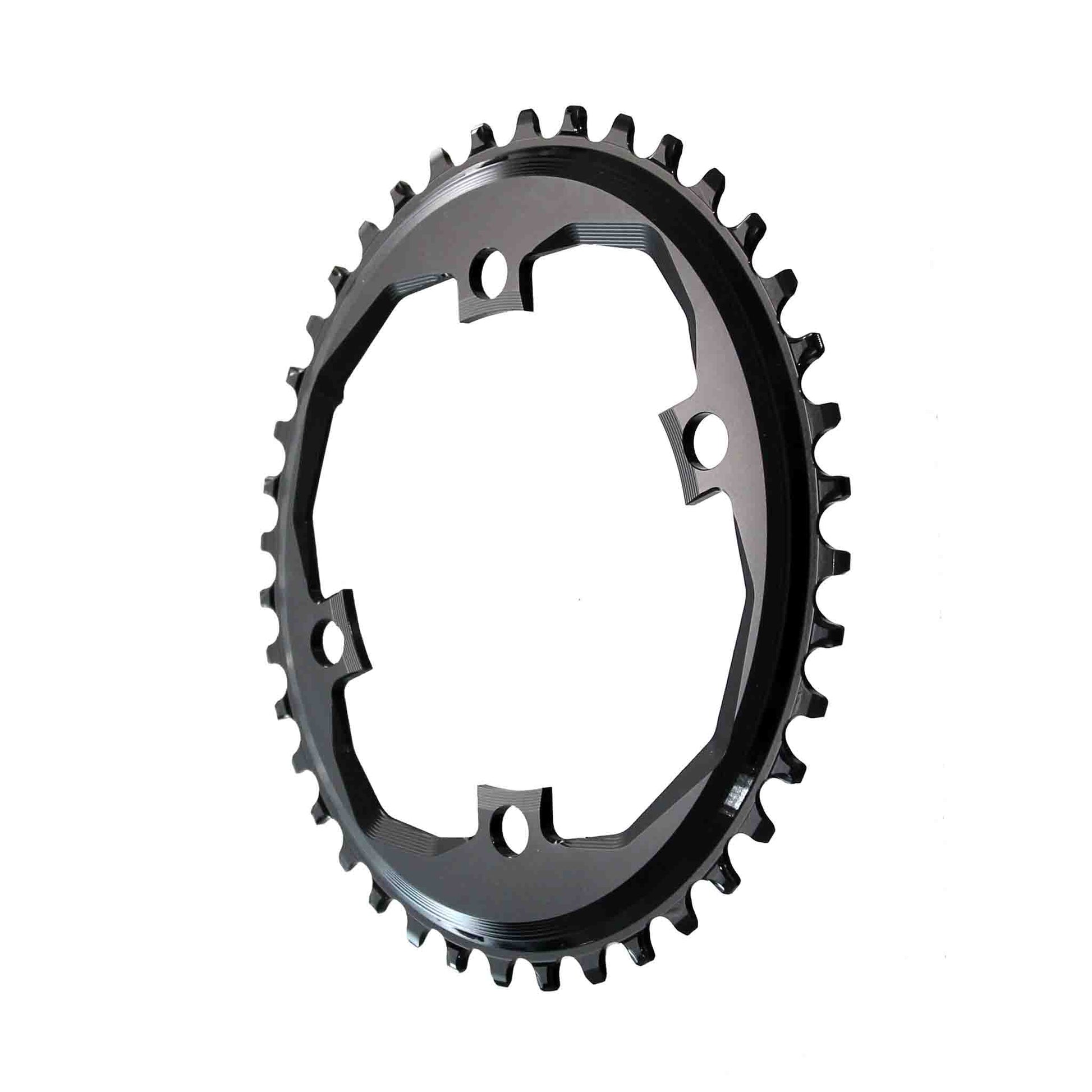 Absolute Black XT Asym 96BCD Round Chainring 32T - Black-Goodwynn&#39;sGoodwynn&#39;s