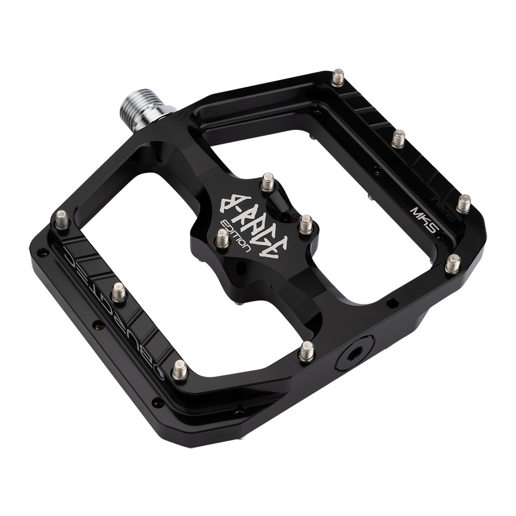 Burgtec Penthouse Flat MK5 B-Rage Edition Pedals - Burg Black