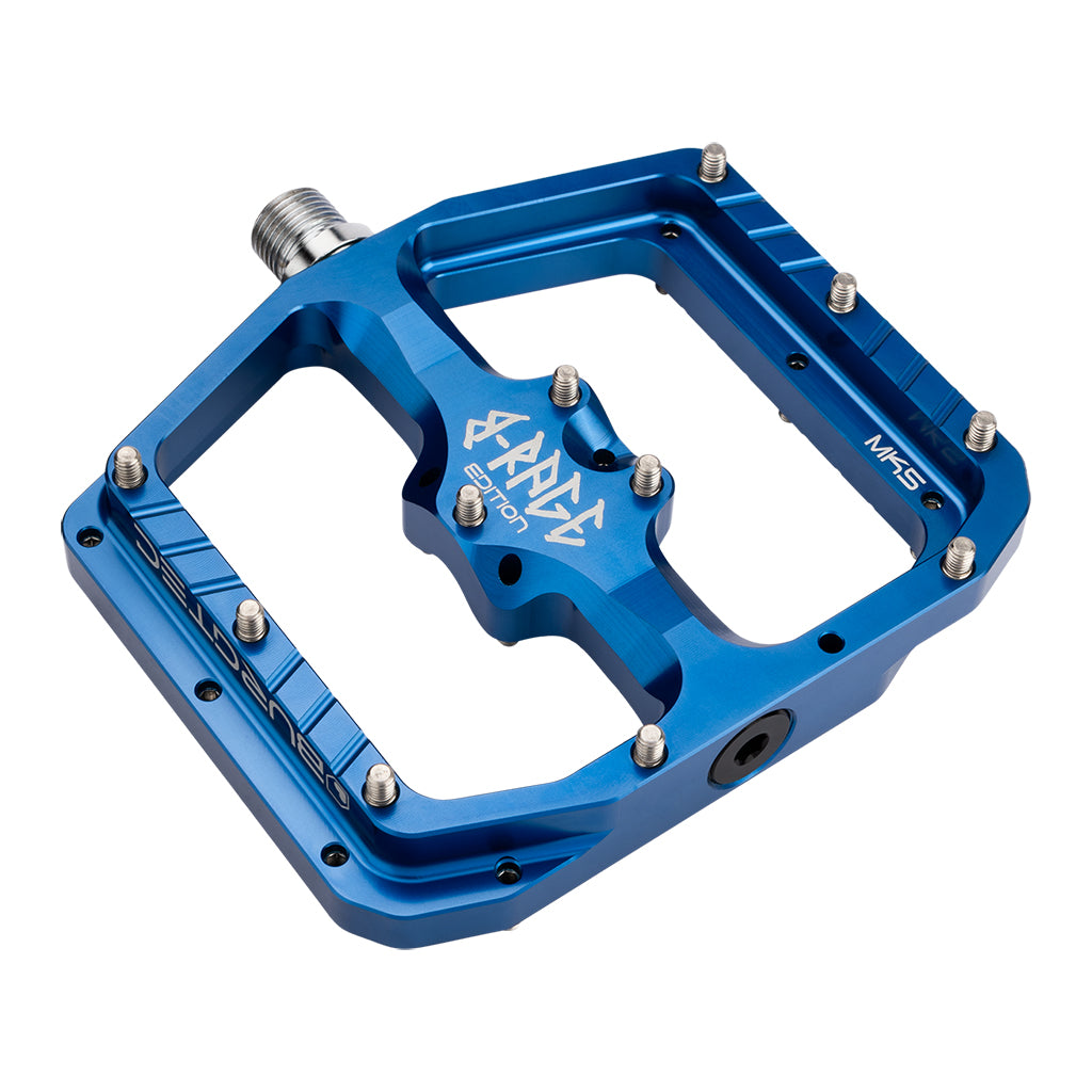 Burgtec Penthouse Flat MK5 B-Rage Edition Pedals - Deep Blue