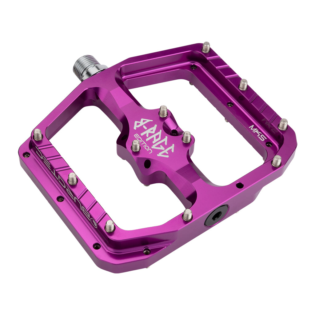 Burgtec Penthouse Flat MK5 B-Rage Edition Pedals - Purple Rain-Goodwynn&#39;sGoodwynn&#39;s