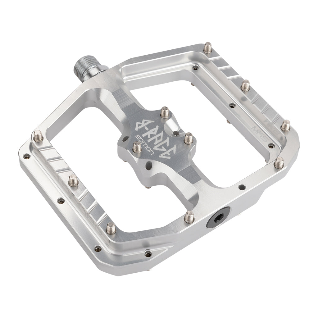 Burgtec Penthouse Flat MK5 B-Rage Edition Pedals - Silver