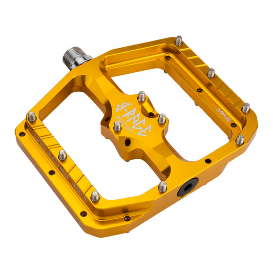 Burgtec Penthouse Flat MK5 B-Rage Edition Pedals - Gold-Goodwynn's