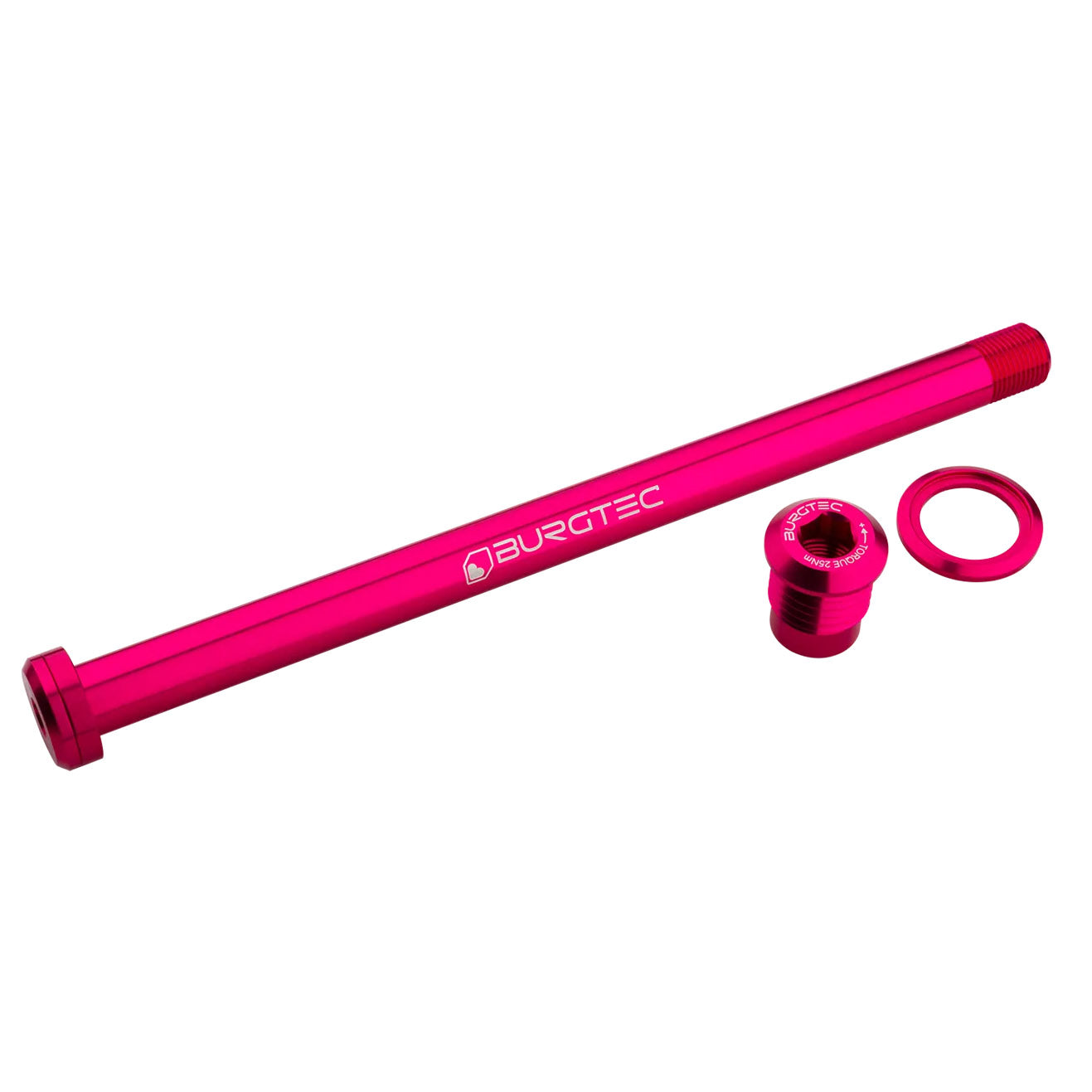 Burgtec 180mm x 12mm 1.00mm Pitch Rear Axle - Toxic Barbie