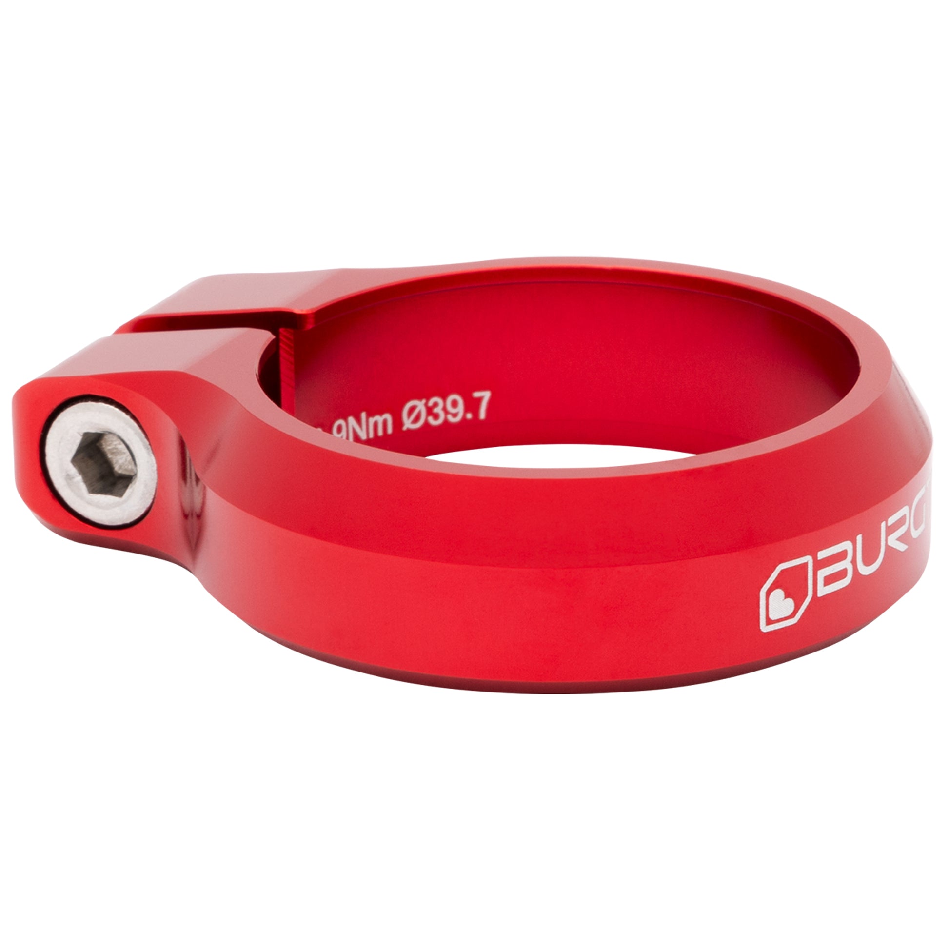 Burgtec Seat Clamp - 39.7mm Diameter - Race Red-Goodwynn&#39;sGoodwynn&#39;s