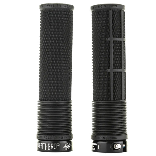 DMR Race Flangeless DeathGrip 2 Thick - Black-Goodwynn's