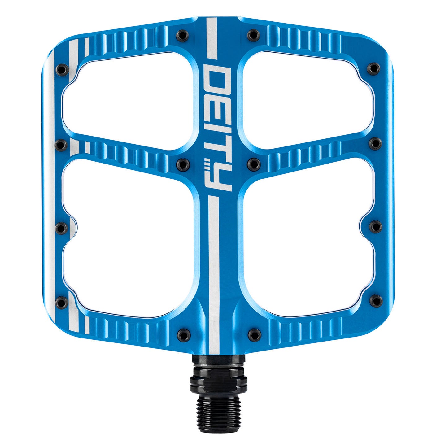 Deity Flat Trak Pedals Blue