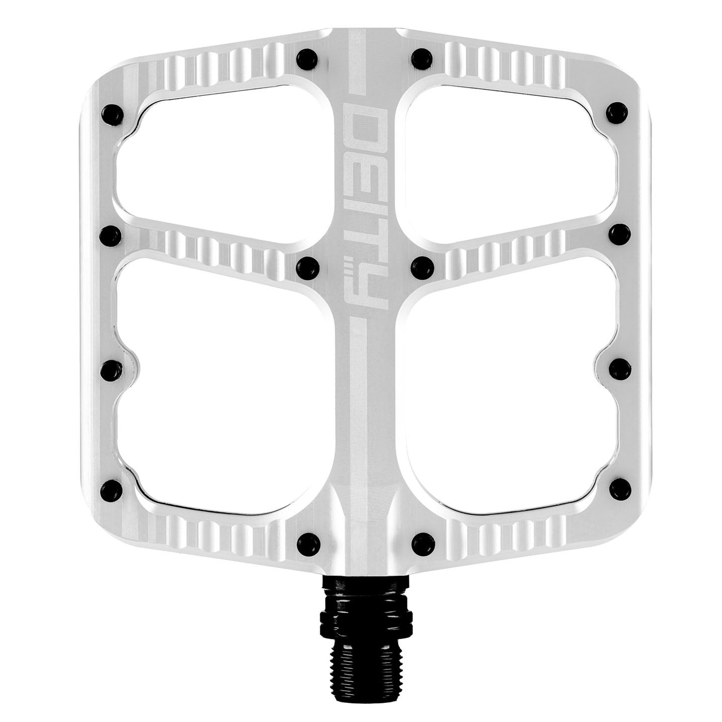 Deity Flat Trak Pedals Silver