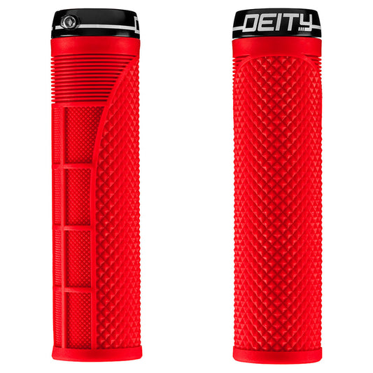 Deity Megattack Grips Red-Goodwynn's