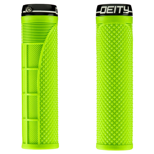 Deity Megattack Grips Green-Goodwynn's