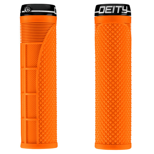 Deity Megattack Grips Orange-Goodwynn's