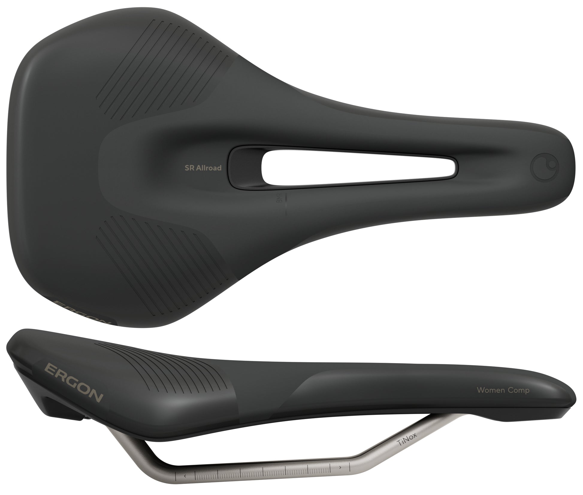 Ergon SR Allroad Comp Womens Saddle S/M Black-Goodwynn&#39;sGoodwynn&#39;s