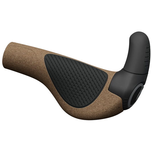 Ergon GP2 Evo BioKork Grips Small Brown/Black-Goodwynn's