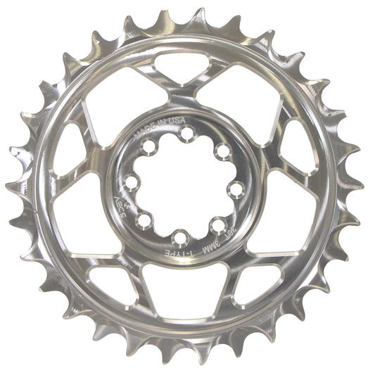 5Dev T-Type 8-Bolt Chainring 3mm Offset 30T Clear-Goodwynn's