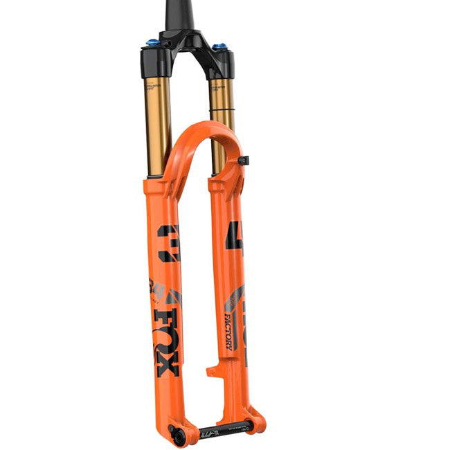 FOX 34 Step-Cast Factory Suspension Fork - 29" 120 mm 15 x 110 mm Kabolt 44mm Offset GRIP SL Damper Push-Lock Shiny Orange