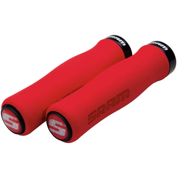 SRAM Locking MTB Contour Foam Grip Set Red/Black-Goodwynn&#39;sGoodwynn&#39;s