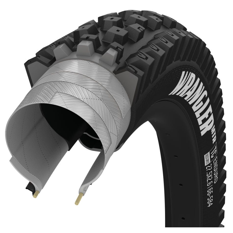 Goodyear Wrangler MTR Enduro Tubeless 27.5"x2.6" Black-Goodwynn&#39;sGoodwynn&#39;s