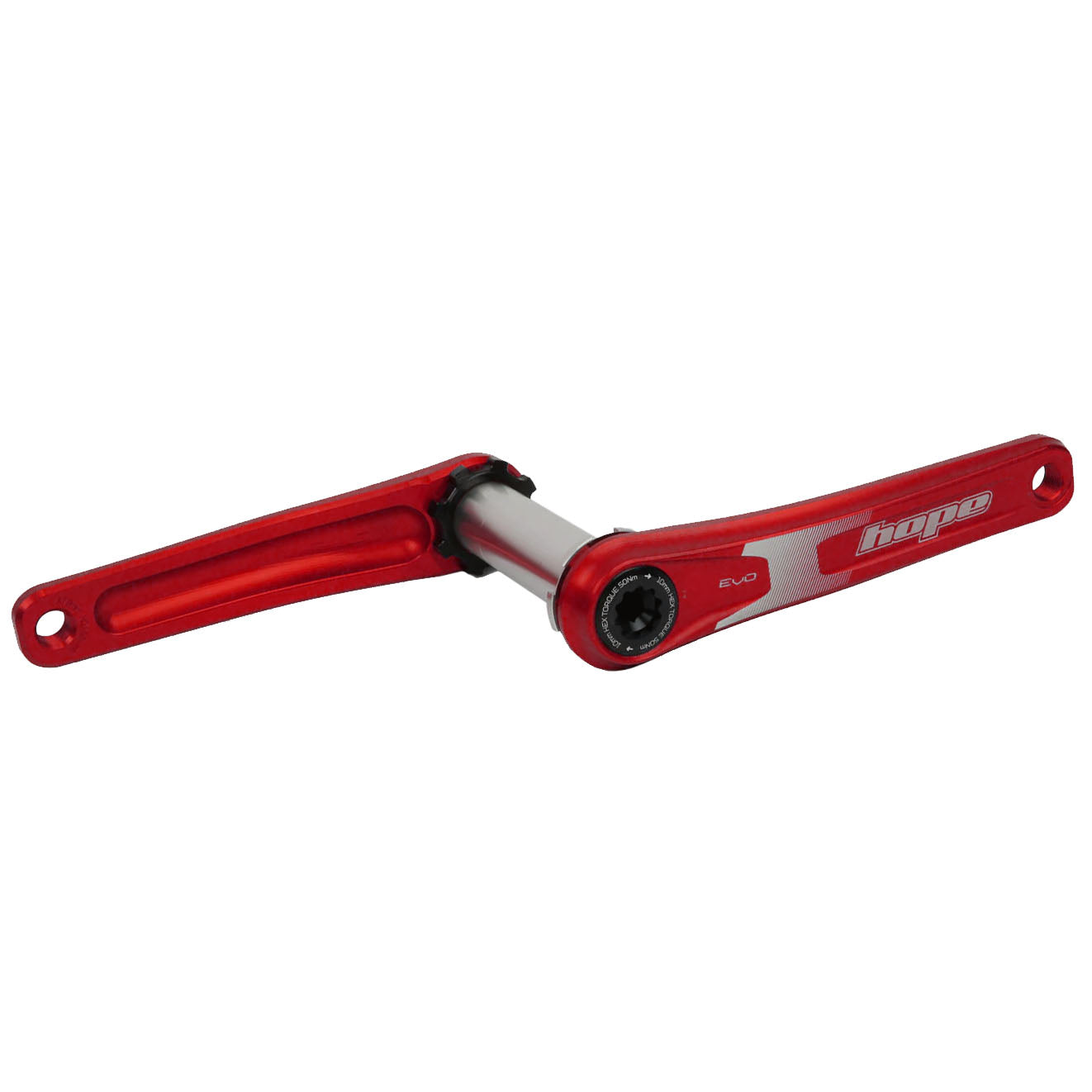 Hope Evo Crankset No Spider(68/73mm) 155mm Red-Goodwynn&#39;sGoodwynn&#39;s