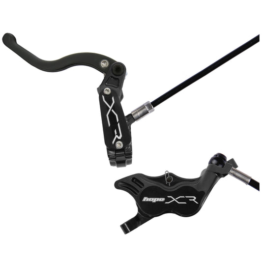 Hope XCR Pro E4 Disc Brake and Lever Set - Rear Hydraulic Post Mount Black-Goodwynn's