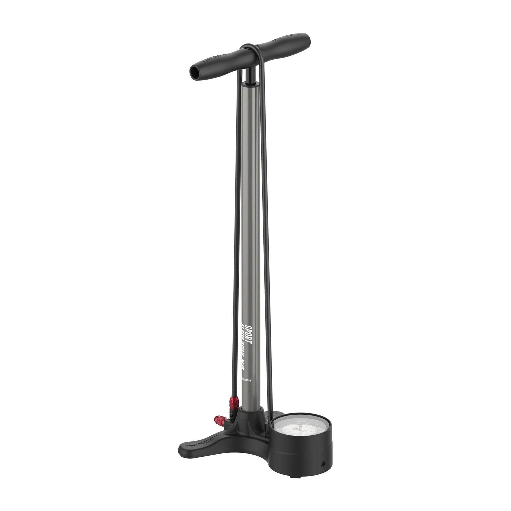 Lezyne Sport Floor Drive 3.5 ABS Pump Flat Gray-Goodwynn&#39;sGoodwynn&#39;s