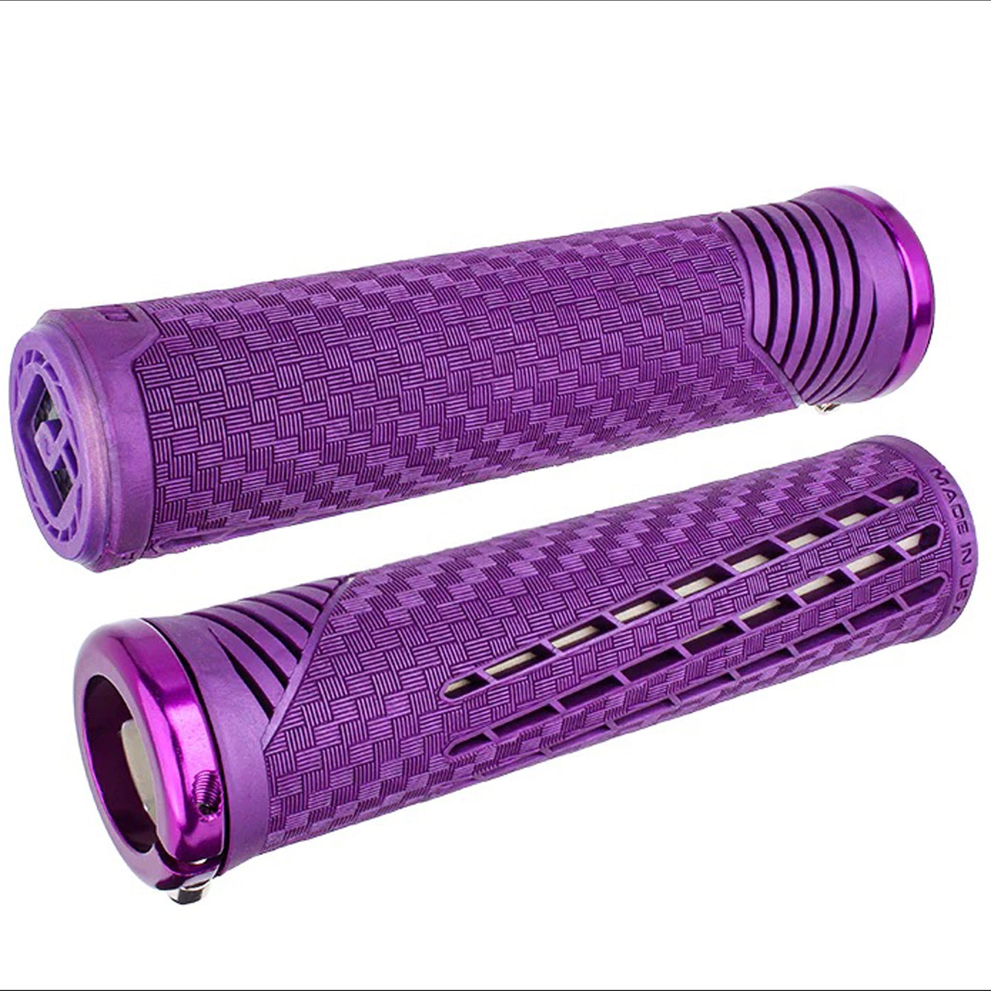 ODI CF V2.1 Grips - Purple Lock-On