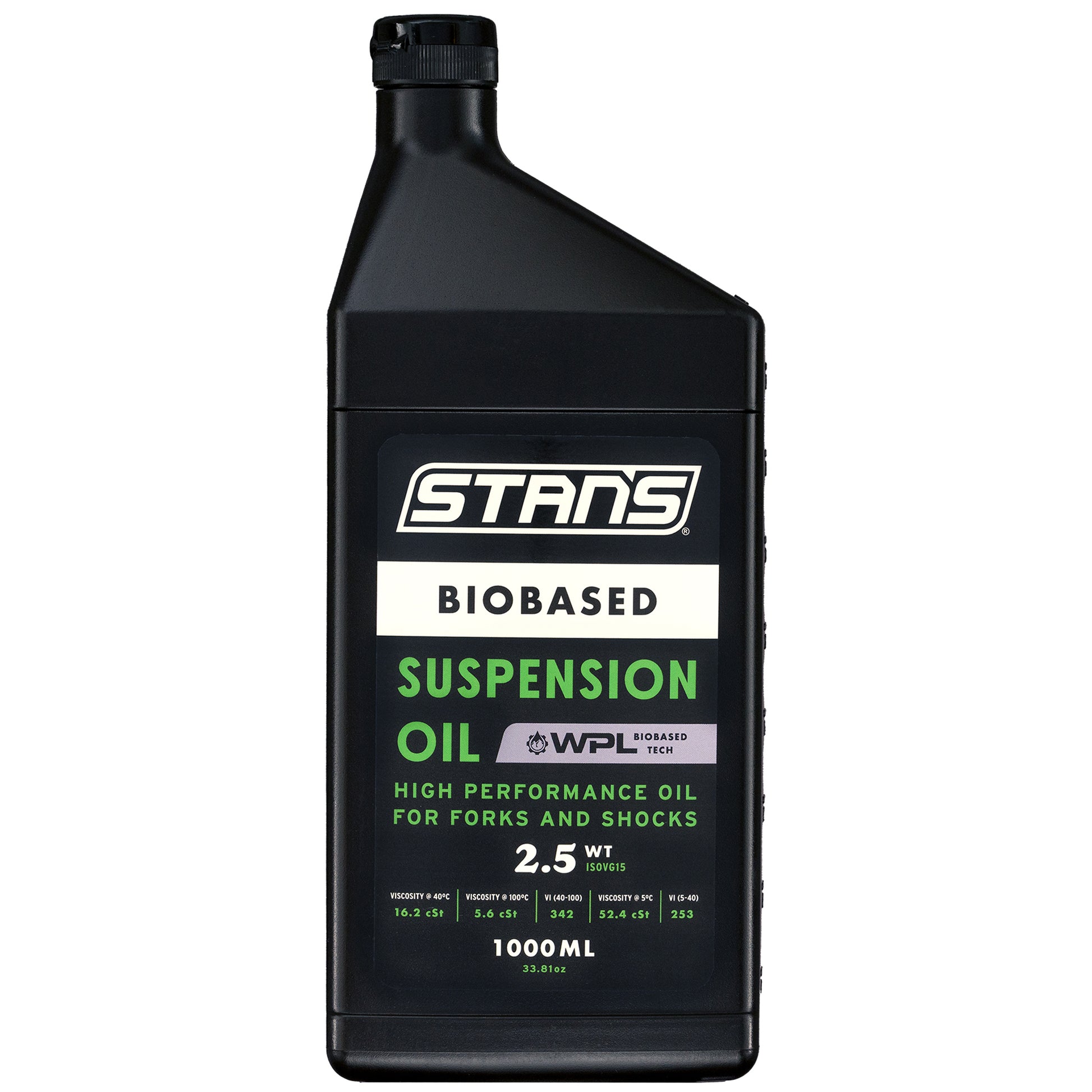 Stans Biobased 2.5 Weight Suspension Oil 1000ml (33.8oz)-Goodwynn&#39;sGoodwynn&#39;s