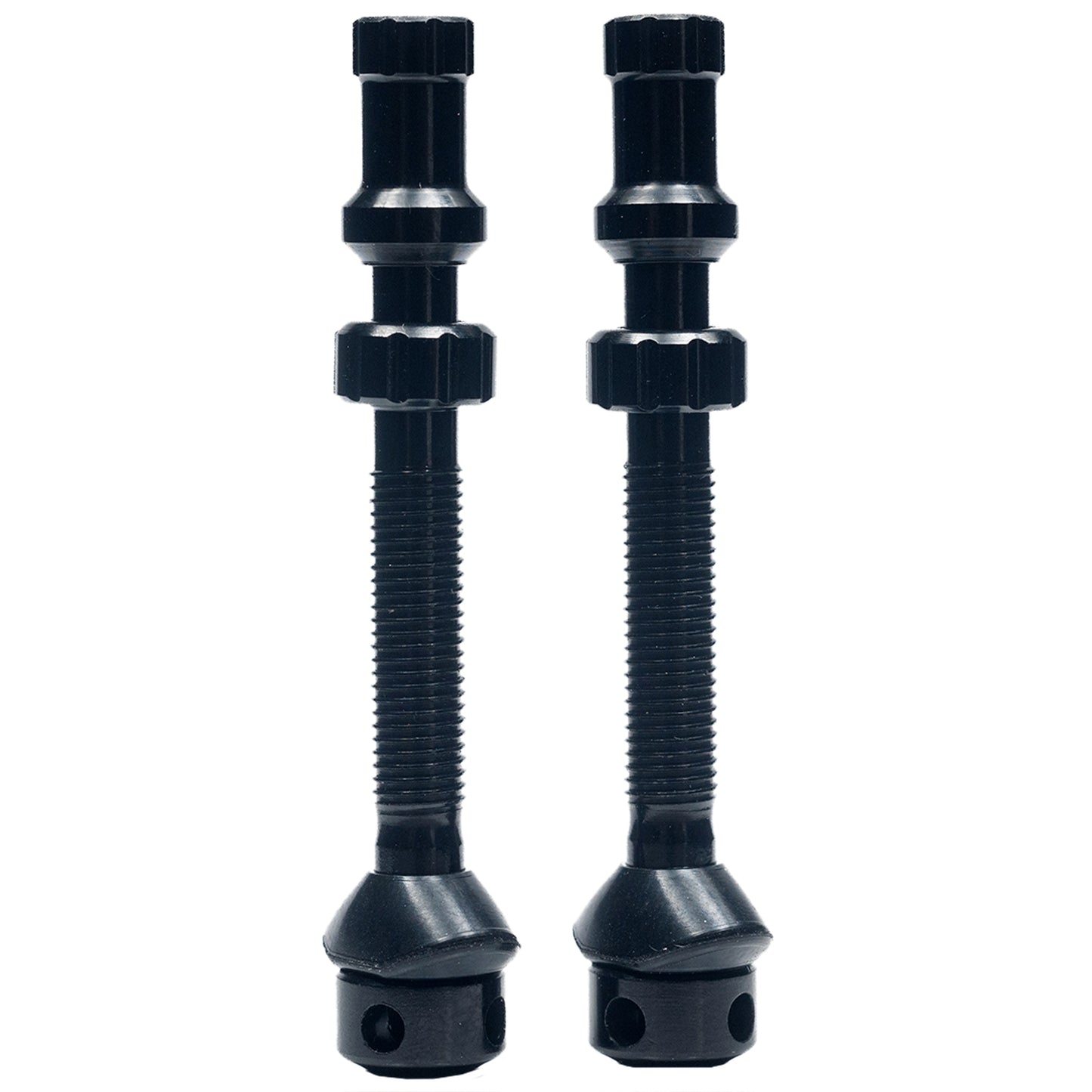 Stans Tubeless Universal+ Valve Stems - Alloy Medium Black Pair