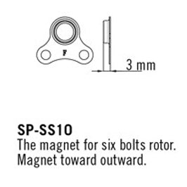 TRP Speed Sensor For 6 Bolt Rotors Outward